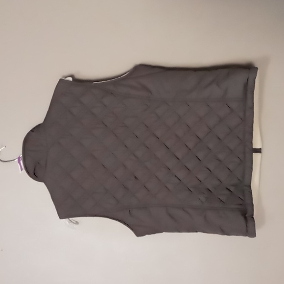 Free Country Reversible Chocolate Brown/Tan, Puffer/Fleece Vest M - Picture 2 of 7